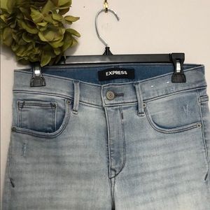 Express Denim perfect mid rise legging